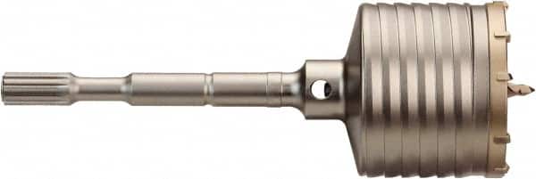 Milwaukee Tool - 5" Diam, Spline Shank, Carbide-Tipped Rotary & Hammer Drill Bit - Americas Industrial Supply