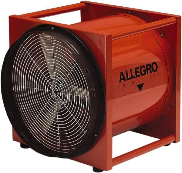 Allegro - 16" Inlet, Electric AC Axial Blower - 1.5 hp, 4,839 CFM (Free Air), Explosion Proof, 230 Max Voltage Rating - Americas Industrial Supply