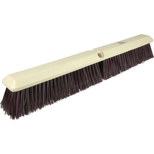 24″ - Maroon Heavy Perma Sweep Broom Without Handle - Americas Industrial Supply