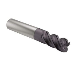 M.A. Ford - 9/16", 4 Flute, Single End, Solid Carbide, 0.015" Corner Radius End Mill - 3-1/2" OAL, 35/38° Helix, Right Hand Flute, 1-1/8" LOC, Right Hand Cut - Americas Industrial Supply