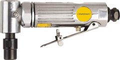 Value Collection - 1/4" Collet, Angle Handle, Air Angle Die Grinder - 22,000 RPM, Front Exhaust, 4 CFM, 0.3 hp, 90 psi, 1/4 NPT Inlet - Americas Industrial Supply