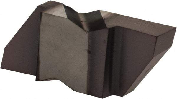 Kennametal - 4213NG Grade KCU25, 5.41mm Cutting Width Carbide Grooving Insert - 6.35mm Max Depth of Cut, Right Hand, 0.19mm Corner Radius, AlTiN Finish - Americas Industrial Supply