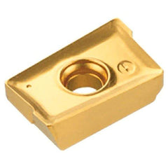 Iscar - 3M AXKT1304 Grade IC810 Carbide Milling Insert - AlTiN/TiN Finish, 0.179" Thick, 0.6mm Corner Radius - Americas Industrial Supply