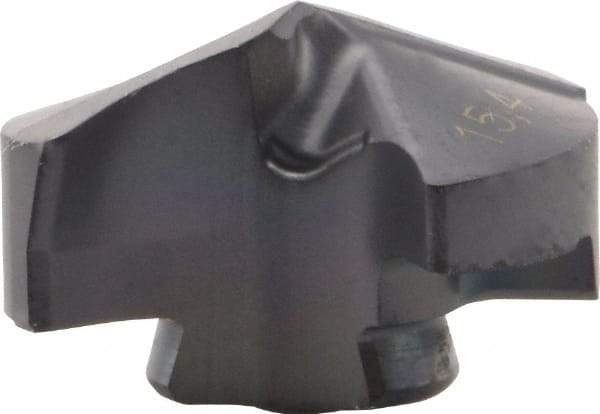 Iscar - Series IDI-SG, 0.606" Diam Grade IC908 140° Replaceable Drill Tip - Carbide, TiAlN Finish, 15 Seat Size, Through Coolant - Americas Industrial Supply