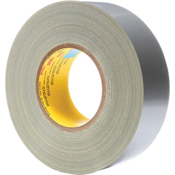 3M - 54.8m x 48mm x 12 mil Silver Polyethylene Cloth Duct Tape - Americas Industrial Supply