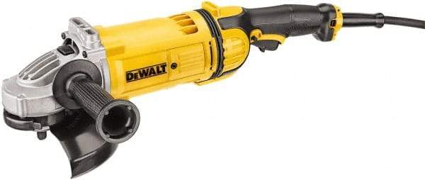 DeWALT - 7" Wheel Diam, 8,500 RPM, Corded Angle & Disc Grinder - 5/8-11 Spindle, 120 Volts - Americas Industrial Supply