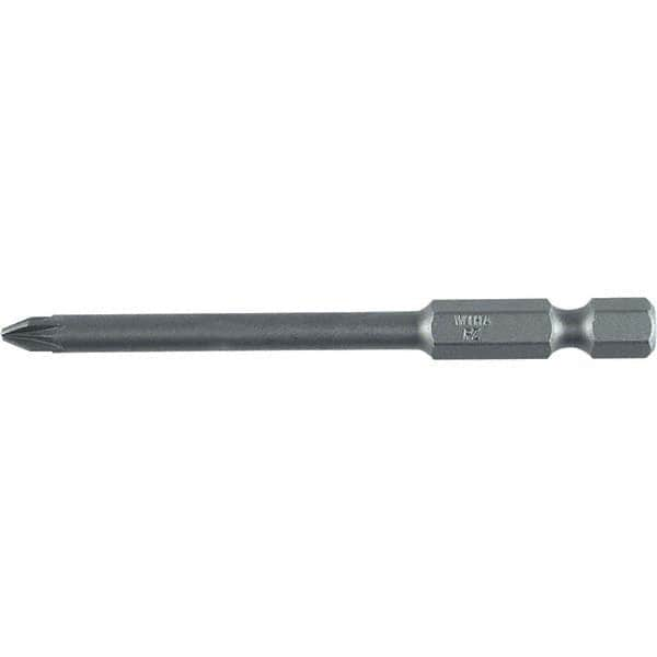 Wiha - PZ.1 Power Bit - 1/4" Drive, 2-3/4" OAL - Americas Industrial Supply