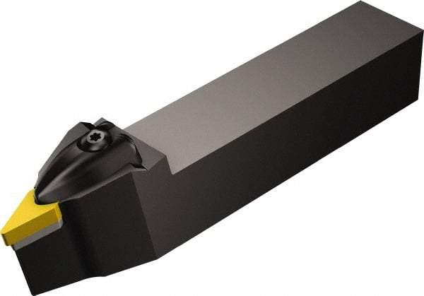 Sandvik Coromant - DVVNN, Neutral Cut, 17.5° Lead Angle, 32mm Shank Height x 25mm Shank Width, Negative Rake Indexable Turning Toolholder - 170mm OAL, VNMG 16 04 08, VNMG 332 Insert Compatibility, Series T-Max P - Americas Industrial Supply