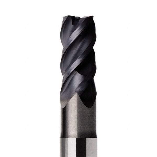 Seco - 16mm, 4 Flute, Single End, Solid Carbide, 3.1mm Corner Radius End Mill - 100mm OAL, 44° Helix, Right Hand Flute, 32mm LOC, Right Hand Cut, 45mm Extended Reach - Americas Industrial Supply