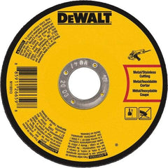 DeWALT - 7" 60 Grit Aluminum Oxide Cutoff Wheel - 0.045" Thick, 7/8" Arbor, 8,700 Max RPM, Use with Angle Grinders - Americas Industrial Supply