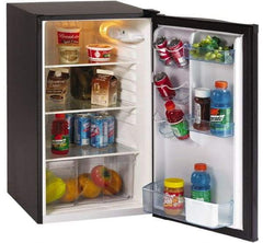 Avanti - Refrigerators Capacity: 4.4 Cu Ft Color: Black - Americas Industrial Supply