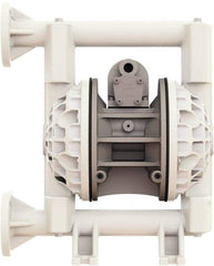 Versa-Matic - 1" NPT, Air Operated Diaphragm Pump - PTFE Diaphragm, Polypropylene Housing - Americas Industrial Supply