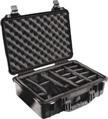 Pelican Products, Inc. - 14-1/16" Wide x 6-15/16" High, Clamshell Hard Case - Black, Polyethylene - Americas Industrial Supply