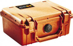Pelican Products, Inc. - 7-51/64" Wide x 4-19/64" High, Clamshell Hard Case - Orange, Polyethylene - Americas Industrial Supply