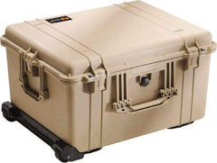 Pelican Products, Inc. - 19-37/64" Wide x 13-29/32" High, Clamshell Hard Case - Tan, Polyethylene - Americas Industrial Supply