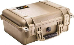 Pelican Products, Inc. - 13" Wide x 6-53/64" High, Clamshell Hard Case - Tan, Polyethylene - Americas Industrial Supply