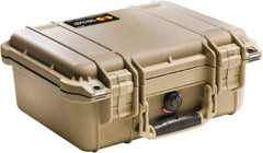 Pelican Products, Inc. - 11-5/8" Wide x 6" High, Clamshell Hard Case - Tan, Polyethylene - Americas Industrial Supply
