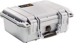 Pelican Products, Inc. - 11-5/8" Wide x 6" High, Clamshell Hard Case - Silver, Polyethylene - Americas Industrial Supply