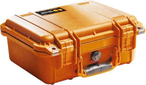 Pelican Products, Inc. - 11-5/8" Wide x 6" High, Clamshell Hard Case - Orange, Polyethylene - Americas Industrial Supply