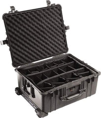 Pelican Products, Inc. - 19-11/16" Wide x 11-7/8" High, Clamshell Hard Case - Black, Polyethylene - Americas Industrial Supply