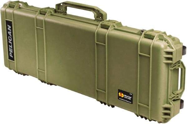 Pelican Products, Inc. - 16" Wide x 6-1/8" High, Long Gun Case - Olive, Polyethylene - Americas Industrial Supply