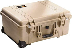 Pelican Products, Inc. - 17-59/64" Wide x 10-27/64" High, Clamshell Hard Case - Tan, Polyethylene - Americas Industrial Supply