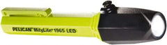 Pelican Products, Inc. - White LED Bulb, 34 Lumens, Industrial/Tactical Flashlight - Yellow Plastic Body, 2 AAA Alkaline Batteries Included - Americas Industrial Supply