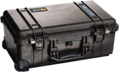 Pelican Products, Inc. - 13-13/16" Wide x 9" High, Clamshell Hard Case - Black, Polypropylene - Americas Industrial Supply