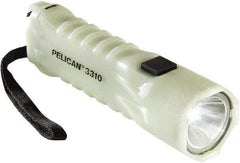Pelican Products, Inc. - White LED Bulb, 376 Lumens, Industrial/Tactical Flashlight - Yellow Plastic Body, 3 AA Alkaline Batteries Included - Americas Industrial Supply