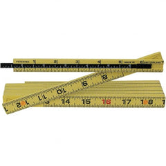 Wiha - Folding Rules Overall Length (Feet): 6.00 Graduation (Inch): 1/16 - Americas Industrial Supply