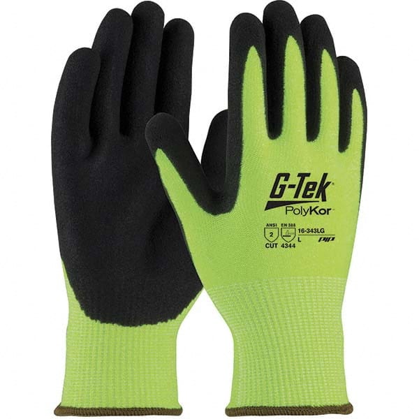 PIP - Size S, ANSI Cut Lvl A2, Puncture Lvl 4, Abrasion Lvl 4, Nitrile Coated PolyKor Cut Resistant Gloves - Americas Industrial Supply