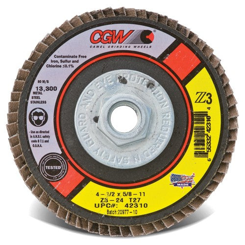 CGW 4–1/2X5/8–11 T27 Z3 XXL 80G - Americas Industrial Supply