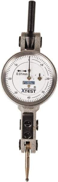 Fowler - Dial Test Indicators Maximum Measurement (mm): 1.60 Dial Graduation (mm): 0.0100 - Americas Industrial Supply