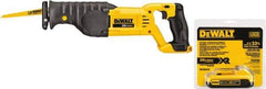 DeWALT - 20V, 0 to 3,000 SPM, Cordless Reciprocating Saw - 1-1/8" Stroke Length, Lithium-Ion Batteries Included - Americas Industrial Supply