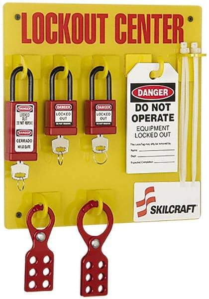 Ability One - Equipped Lockout Device & Tag Station - Americas Industrial Supply