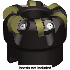 Kennametal - 50mm Cut Diam, 1/4" Max Depth, 22mm Arbor Hole, 6 Inserts, RNGN120400 Insert Style, Indexable Copy Face Mill - KCRA Cutter Style, 23,700 Max RPM, 40mm High, Series KCRA - Americas Industrial Supply