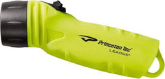 Princeton Tec - White LED Bulb, 150 Lumens, Industrial/Tactical Flashlight - Yellow Plastic Body, 3 AA Alkaline Batteries Included - Americas Industrial Supply