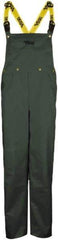 Viking - Size 3XL, Green, Rain, Wind Resistant Bib Overall - No Pockets - Americas Industrial Supply