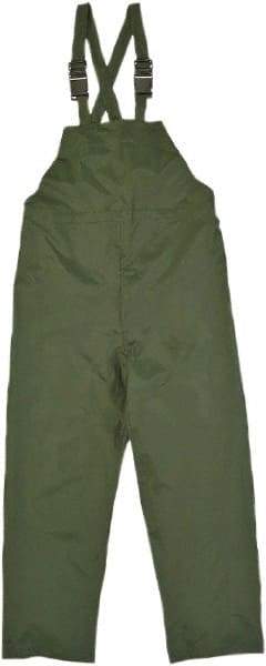 Viking - Size S, Green, Rain, Wind Resistant Bib Overall - No Pockets - Americas Industrial Supply