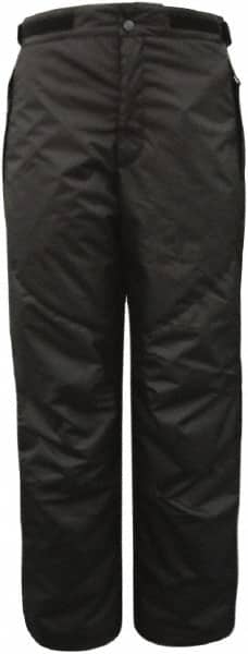 Viking - Size L, Black, Rain, Wind Resistant, Cold Weather Pants - 2 Pockets - Americas Industrial Supply