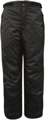 Viking - Size L, Black, Rain, Wind Resistant Pants - No Pockets - Americas Industrial Supply