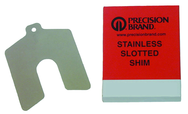 5X5 .004 SLOTTED SHIM PACK OF 20 - Americas Industrial Supply