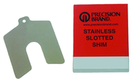 3X3 .005 SLOTTED SHIM PACK OF 20 - Americas Industrial Supply