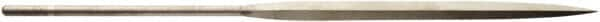 Value Collection - 5-1/2" Needle Precision Swiss Pattern Barrette File - 13/64" Width Diam, Round Handle - Americas Industrial Supply