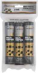 LubriMatic - 3 oz Cartridge Lithium General Purpose Grease - Black, 280°F Max Temp, NLGIG 1-1/2, - Americas Industrial Supply