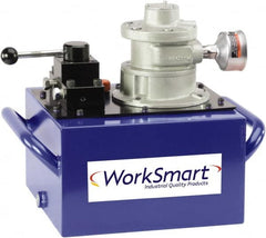 Value Collection - 10,000 psi Air-Hydraulic Pump & Jack - 3 Gal Oil Capacity, Dump Valve, Use with Single Acting Cylinders, Advance & Retract - Americas Industrial Supply