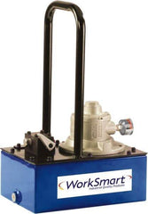 Value Collection - 10,000 psi Air-Hydraulic Pump & Jack - 1 Gal Oil Capacity, Dump Valve, Use with Single Acting Cylinders, Advance & Retract - Americas Industrial Supply