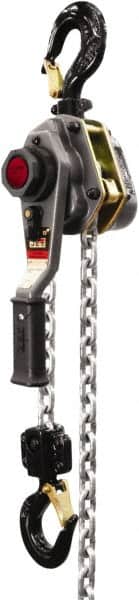 Jet - 5,000 Lb Lifting Capacity, 10' Lift Height, Lever with Overload Protection Hoist - Made from Chain - Americas Industrial Supply