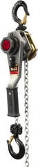 Jet - 2,000 Lb Lifting Capacity, 15' Lift Height, Lever with Overload Protection Hoist - Made from Chain - Americas Industrial Supply