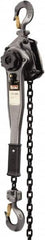 Jet - 3,000 Lb Lifting Capacity, 10' Lift Height, Lever Hoist - Made from Chain, 49 Lb Avg Pull to Lift Rated Load - Americas Industrial Supply